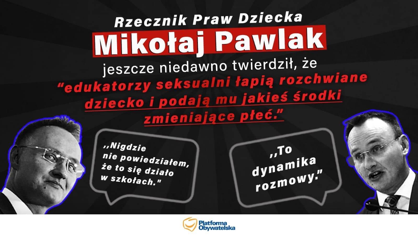 Mikołaj Paweł Pawlak – niedorzecznik dzieci