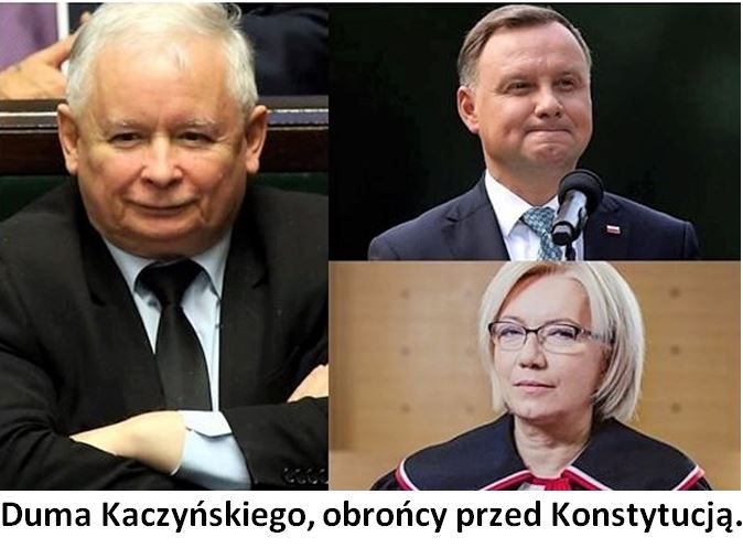 Oskarżam Andrzeja Dudę i Julię Przyłębską o gwałt na Konstytucji RP